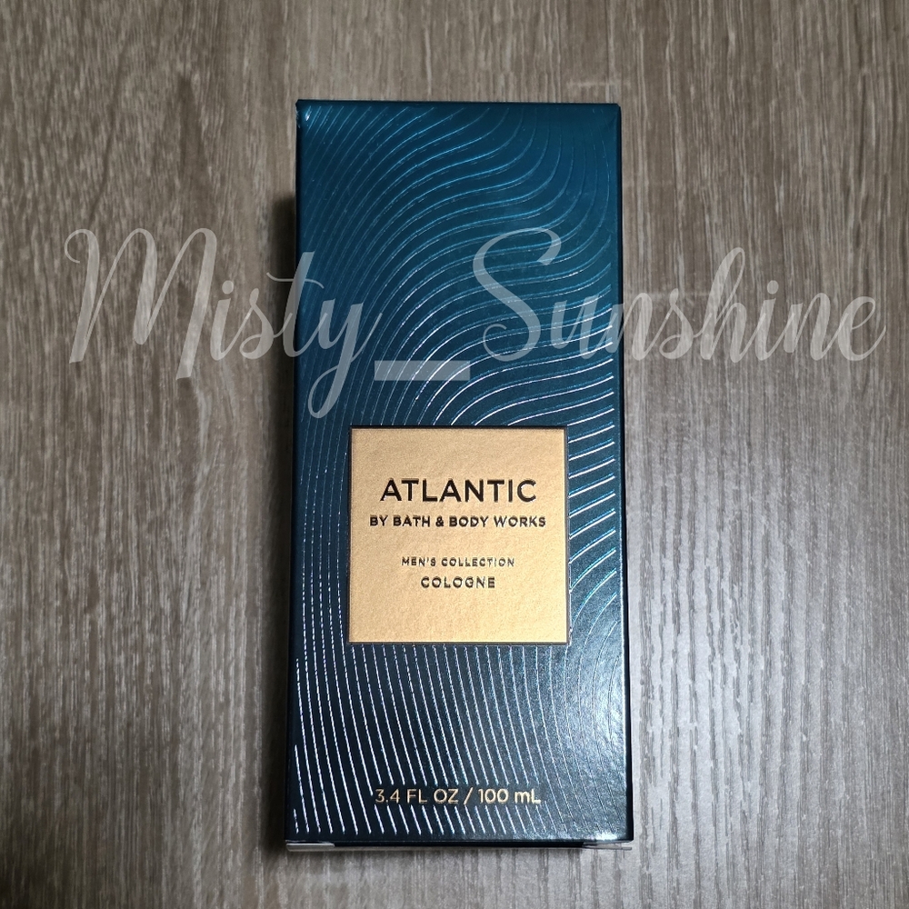 Bath & Body Works Atlantic Men's Fragrance Cologne 3.4oz / 100ml NEW Rare